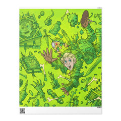 Gooey Cube Gift Wrapping Paper 30"x36"