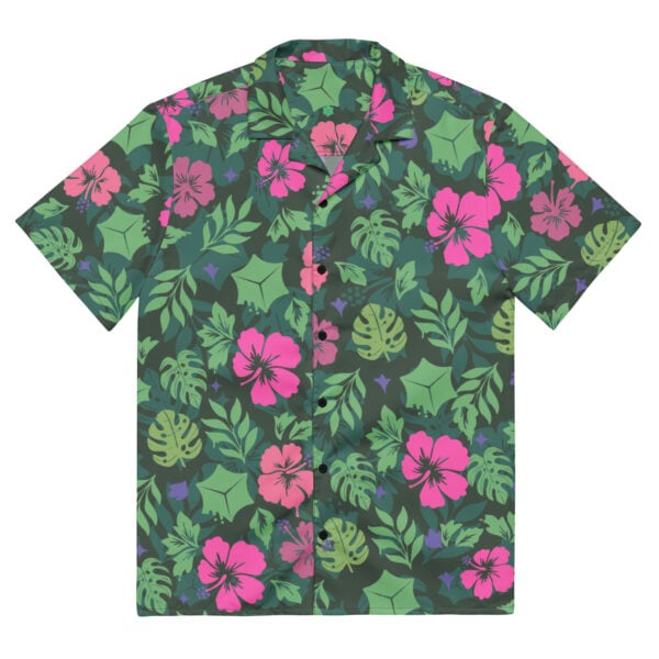 Pink Gooey Cube Hawaiian Shirt - Image 2